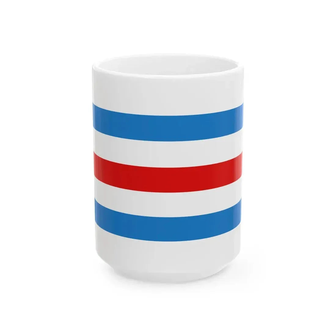 Flag of Manhay (Belgium) White Coffee Mug 15oz - Go Mug Yourself