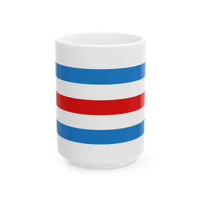 Flag of Manhay (Belgium) White Coffee Mug 15oz - Go Mug Yourself