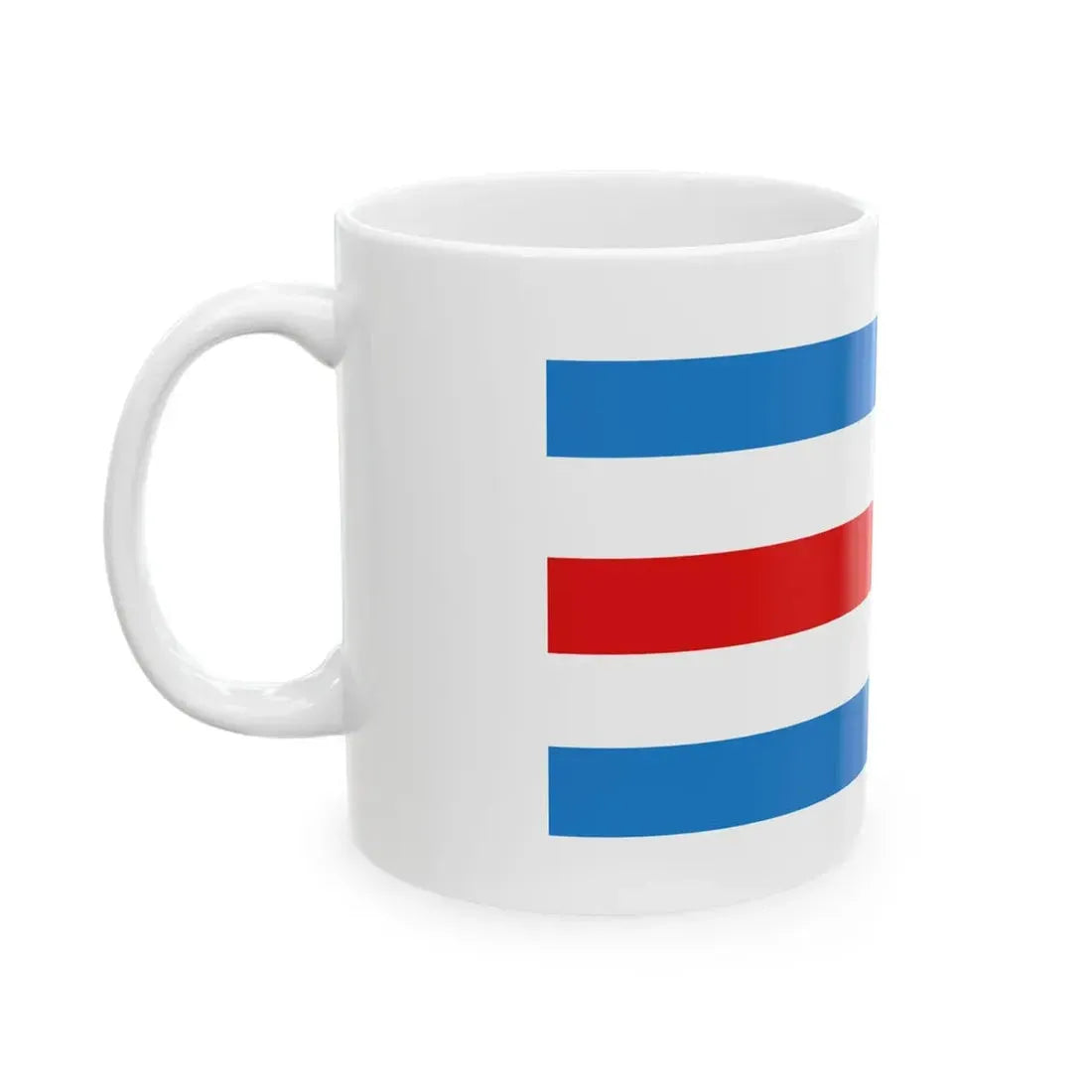 Flag of Manhay (Belgium) White Coffee Mug - Go Mug Yourself