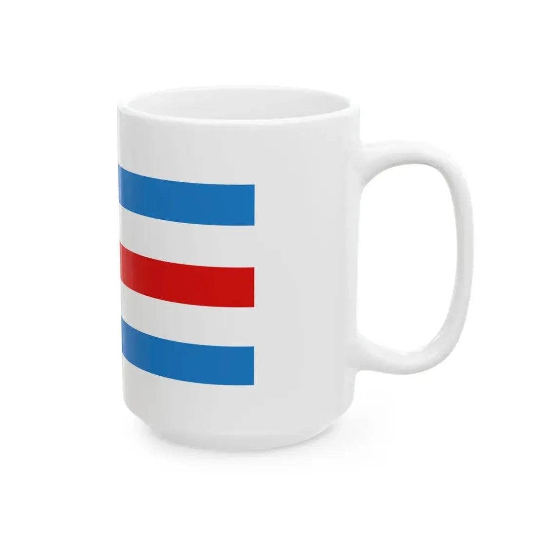 Flag of Manhay (Belgium) White Coffee Mug - Go Mug Yourself