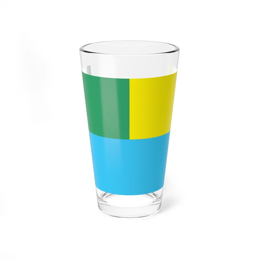 Flag of Manhush raion (Ukraine) Pint Glass 16oz 16oz - Go Mug Yourself