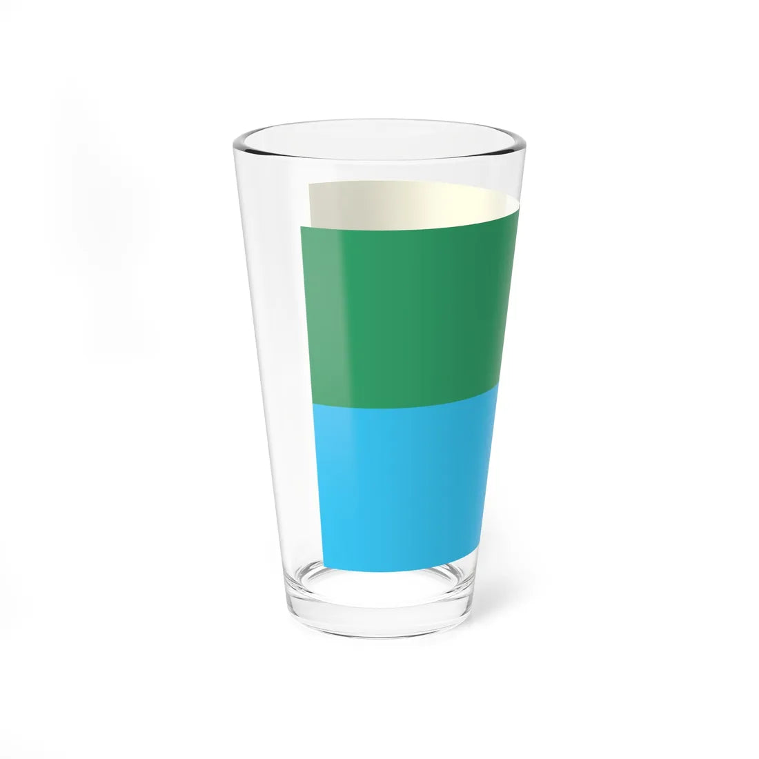 Flag of Manhush raion (Ukraine) Pint Glass 16oz - Go Mug Yourself