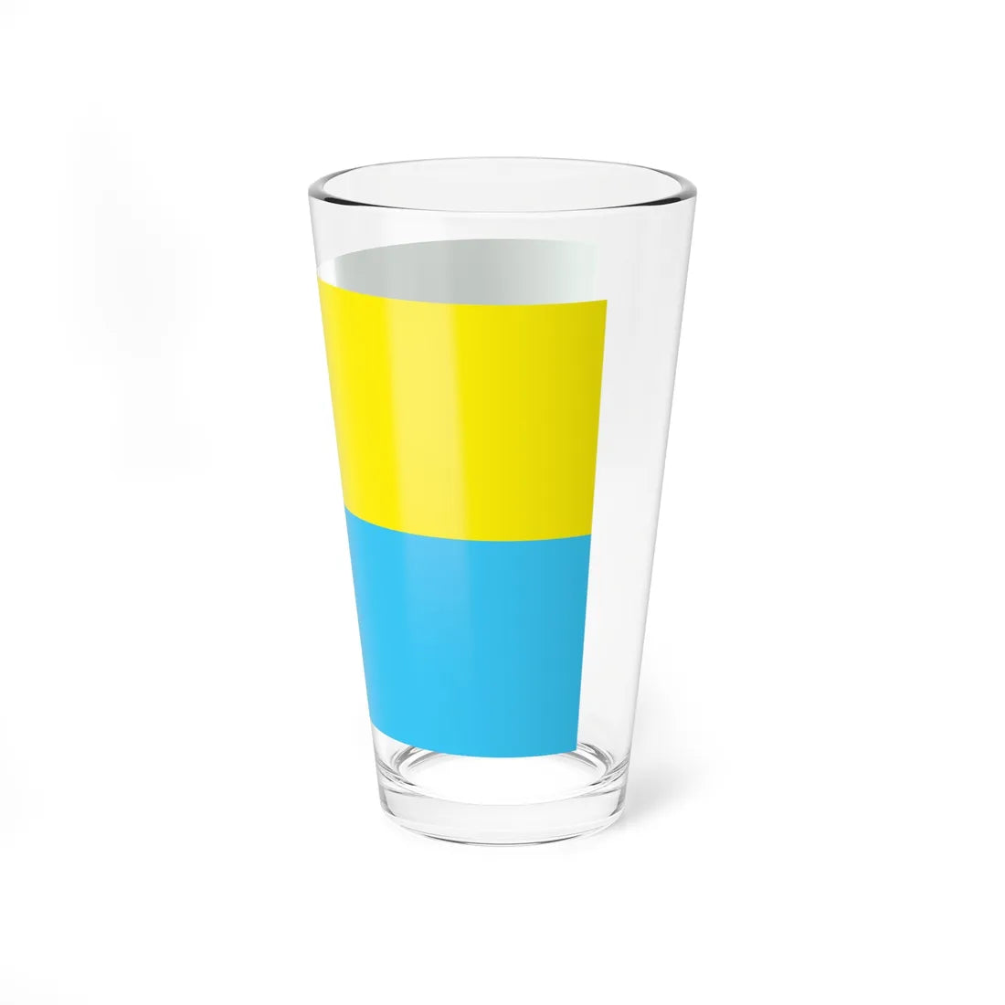 Flag of Manhush raion (Ukraine) Pint Glass 16oz - Go Mug Yourself