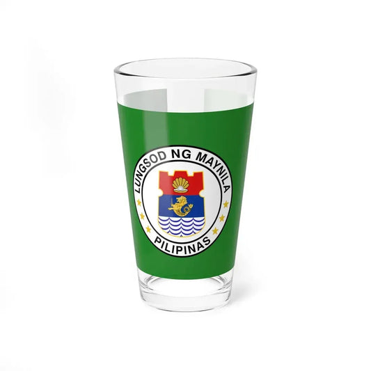 Flag of Manila (Philippines) Pint Glass 16oz 16oz - Go Mug Yourself