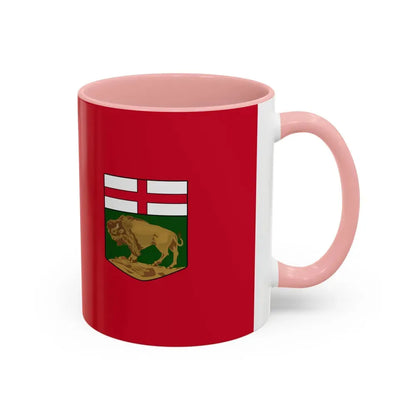 Flag of Manitoba Canada - Accent Coffee Mug - Go Mug Yourself