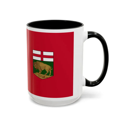 Flag of Manitoba Canada - Accent Coffee Mug - Go Mug Yourself