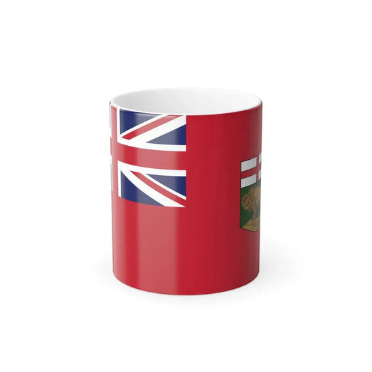 Flag of Manitoba Canada - Color Changing Coffee Mug 11oz - Go Mug Yourself
