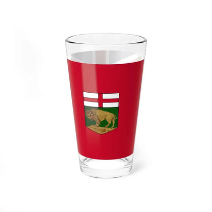 Flag of Manitoba Canada - Pint Glass 16oz - Go Mug Yourself
