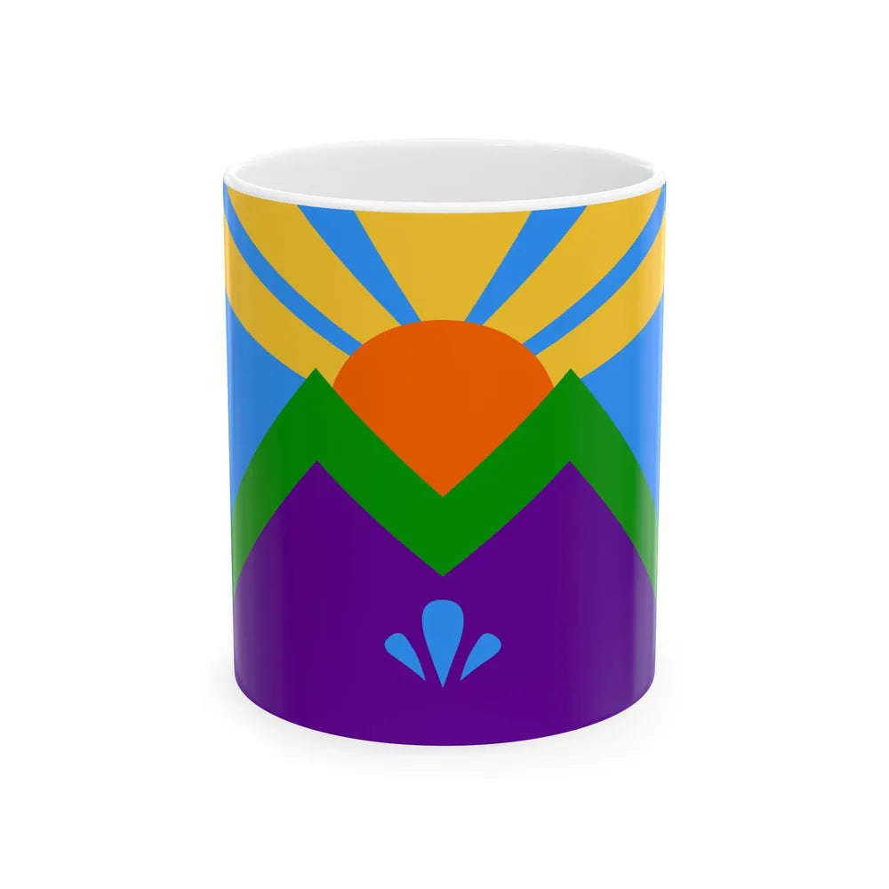 Flag of Manitou Springs Colorado (United States) White Coffee Mug 11oz - Go Mug Yourself