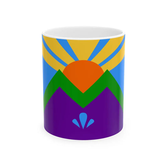 Flag of Manitou Springs Colorado (United States) White Coffee Mug 11oz - Go Mug Yourself