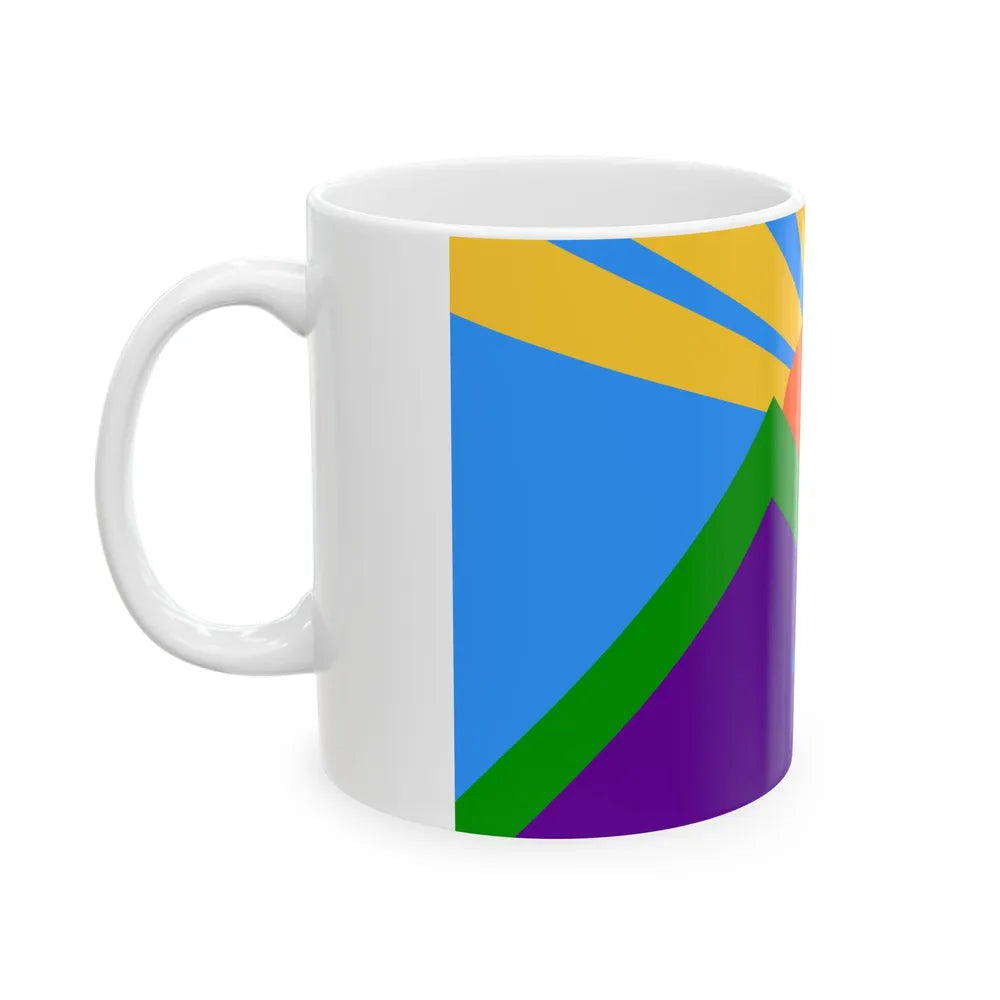 Flag of Manitou Springs Colorado (United States) White Coffee Mug - Go Mug Yourself