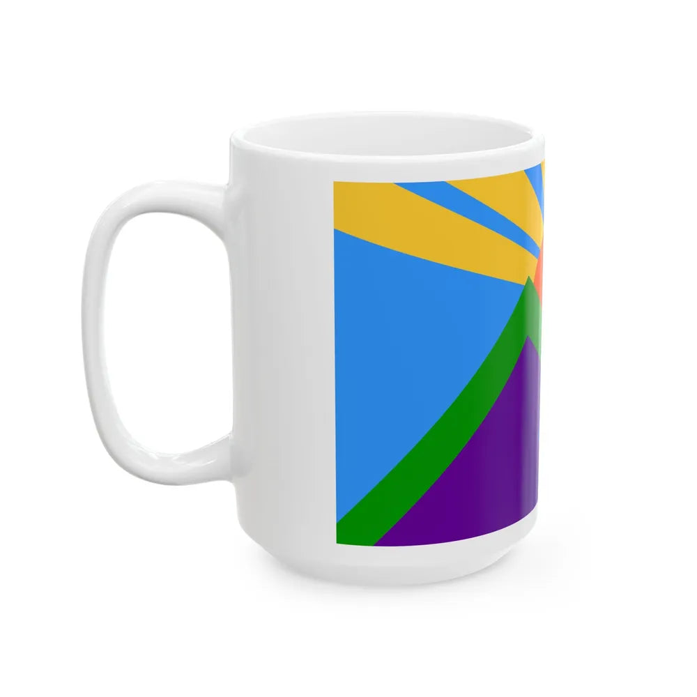 Flag of Manitou Springs Colorado (United States) White Coffee Mug - Go Mug Yourself