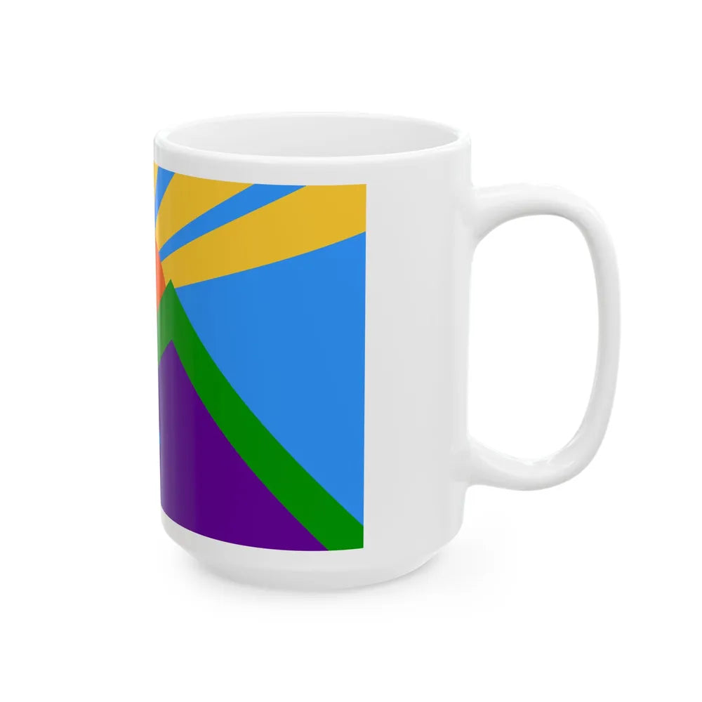 Flag of Manitou Springs Colorado (United States) White Coffee Mug - Go Mug Yourself