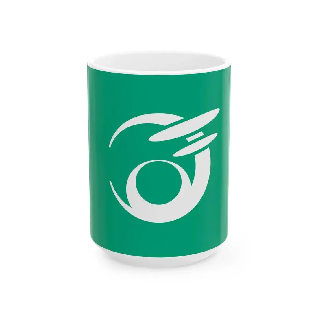 Flag of Maniwa Okayama (Japan) White Coffee Mug 15oz - Go Mug Yourself