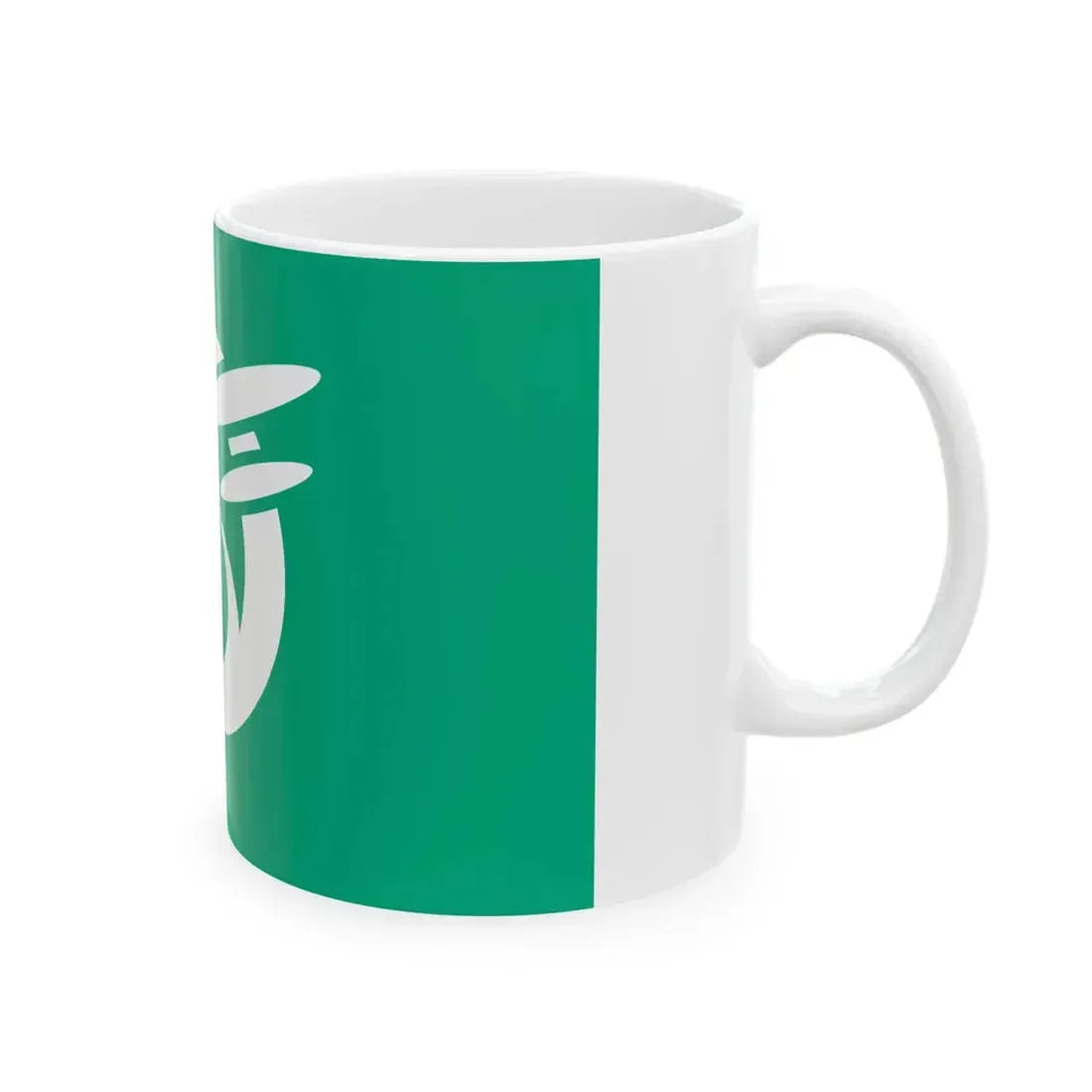 Flag of Maniwa Okayama (Japan) White Coffee Mug - Go Mug Yourself