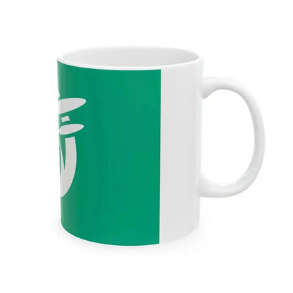Flag of Maniwa Okayama (Japan) White Coffee Mug - Go Mug Yourself