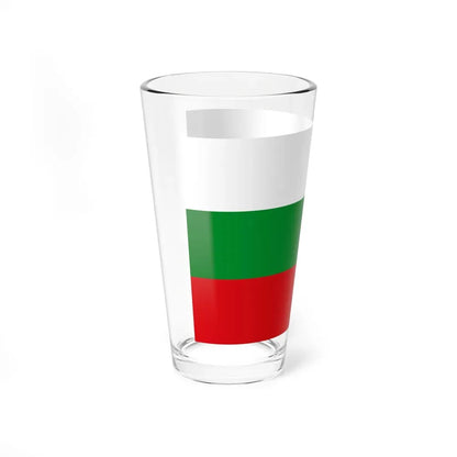 Flag of Manizales Caldas Colombia - Pint Glass 16oz - Go Mug Yourself