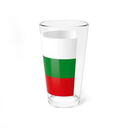 Flag of Manizales Caldas Colombia - Pint Glass 16oz - Go Mug Yourself