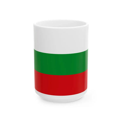 Flag of Manizales Caldas Colombia - White Coffee Mug 15oz - Go Mug Yourself