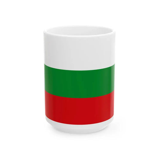 Flag of Manizales Caldas Colombia - White Coffee Mug 15oz - Go Mug Yourself