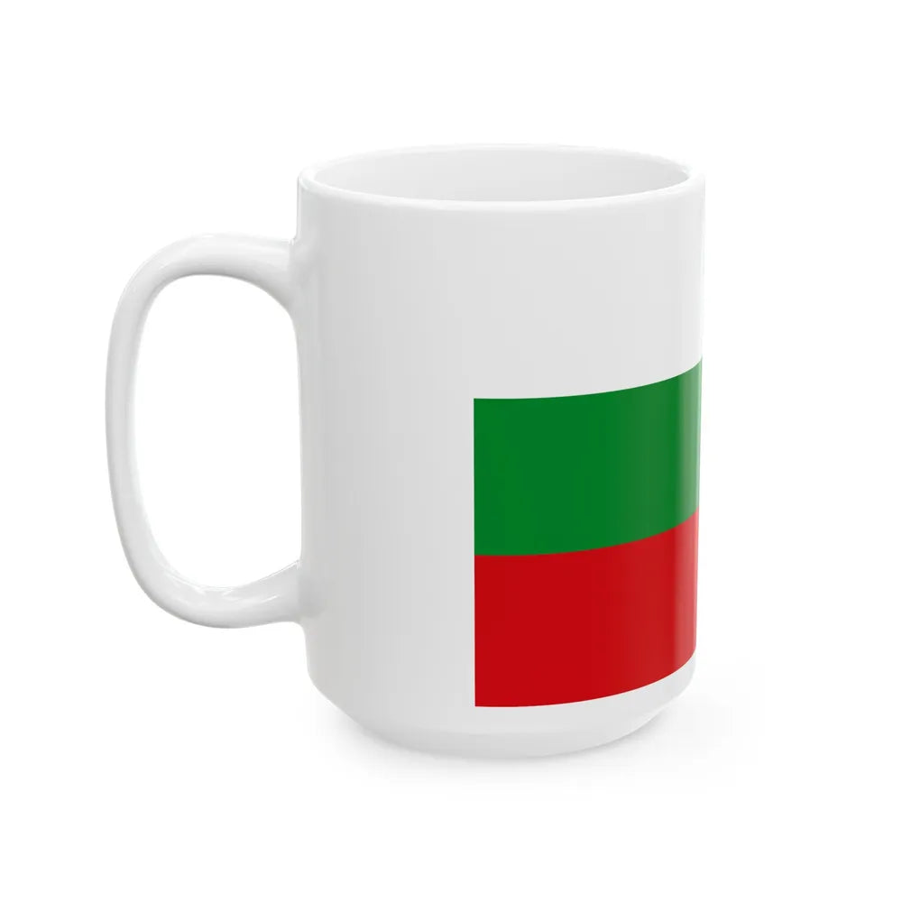 Flag of Manizales Caldas Colombia - White Coffee Mug-Go Mug Yourself