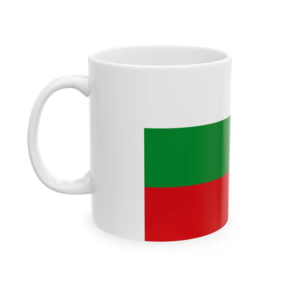 Flag of Manizales Caldas Colombia - White Coffee Mug-Go Mug Yourself