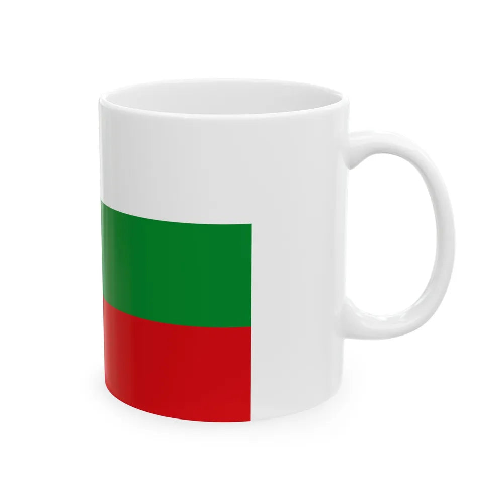 Flag of Manizales Caldas Colombia - White Coffee Mug-Go Mug Yourself