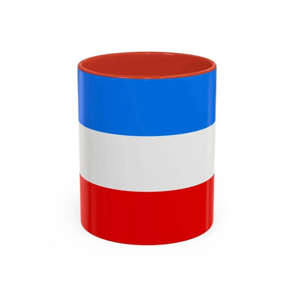 Flag of Mannheim Germany - Accent Coffee Mug 11oz Red - Go Mug Yourself