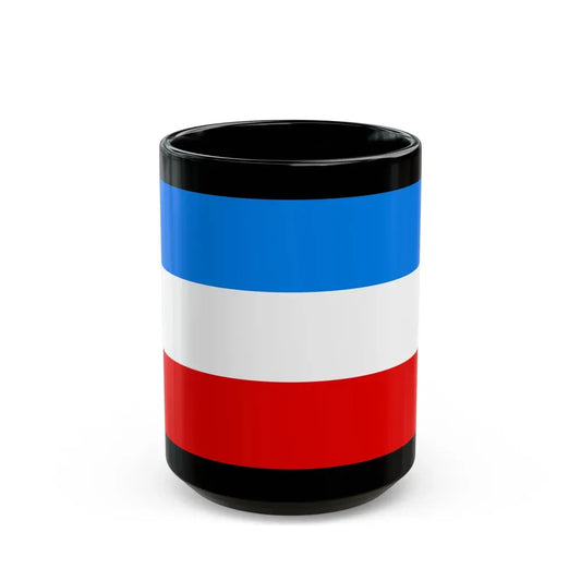 Flag of Mannheim Germany - Black Coffee Mug 15oz - Go Mug Yourself