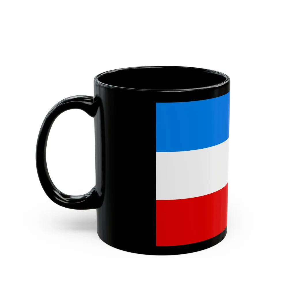 Flag of Mannheim Germany - Black Coffee Mug-Go Mug Yourself