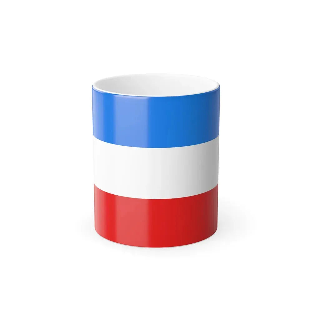 Flag of Mannheim Germany - Color Changing Coffee Mug 11oz - Go Mug Yourself