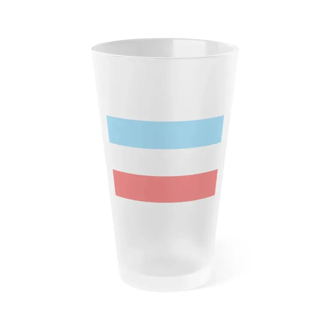 Flag of Mannheim Germany - Frosted Pint Glass 16oz 16oz Frosted - Go Mug Yourself
