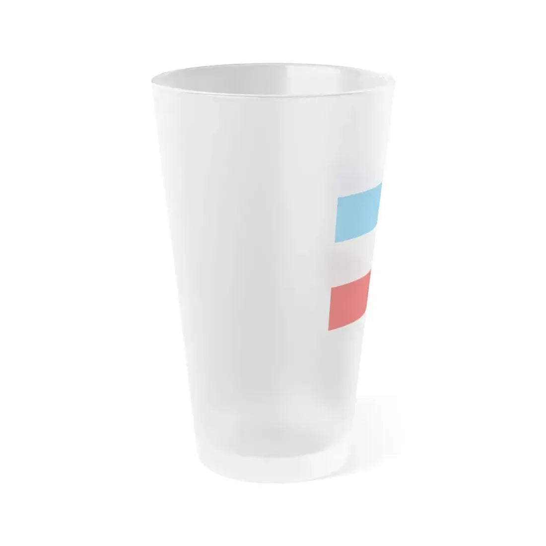 Flag of Mannheim Germany - Frosted Pint Glass 16oz - Go Mug Yourself