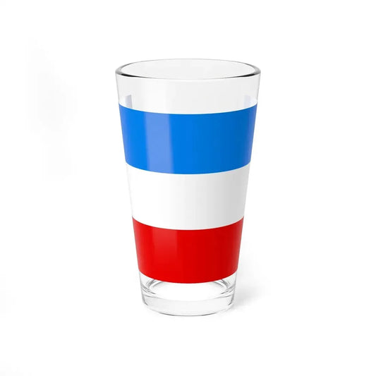 Flag of Mannheim Germany - Pint Glass 16oz 16oz - Go Mug Yourself