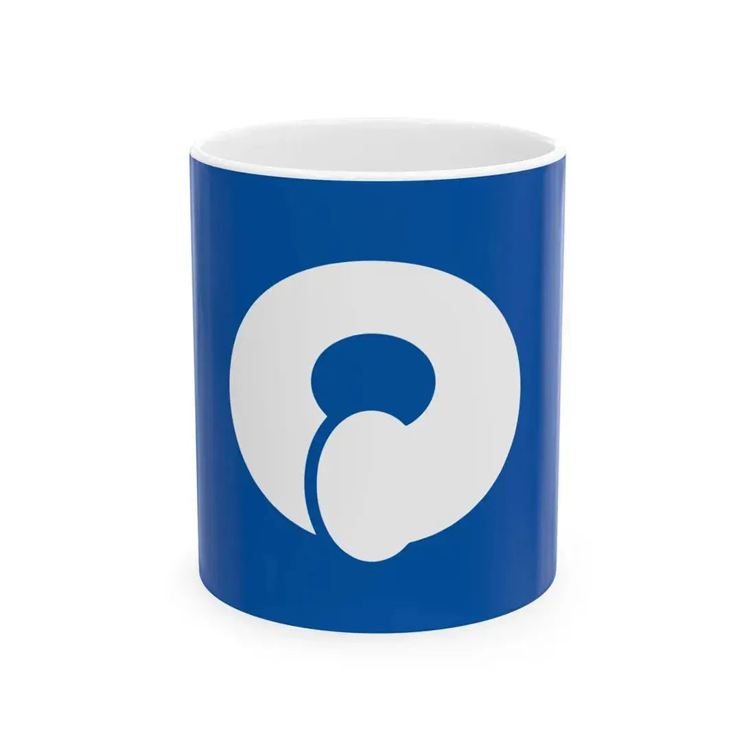 Flag of Manno Kagawa (Japan) White Coffee Mug 11oz - Go Mug Yourself