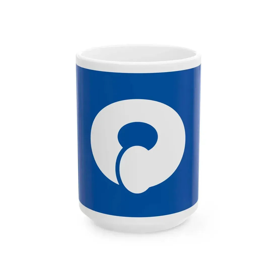 Flag of Manno Kagawa (Japan) White Coffee Mug 15oz - Go Mug Yourself