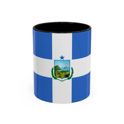 Flag of Manta Ecuador - Accent Coffee Mug 11oz Black - Go Mug Yourself