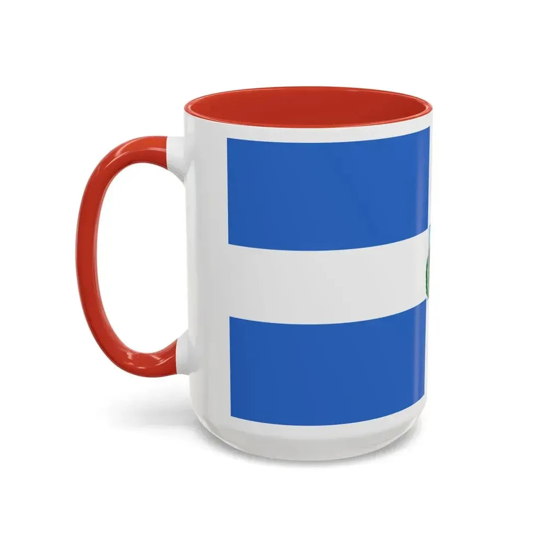 Flag of Manta Ecuador - Accent Coffee Mug - Go Mug Yourself
