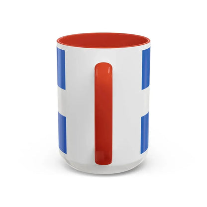 Flag of Manta Ecuador - Accent Coffee Mug - Go Mug Yourself