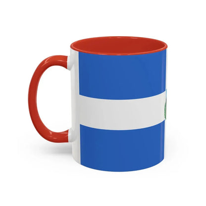 Flag of Manta Ecuador - Accent Coffee Mug - Go Mug Yourself