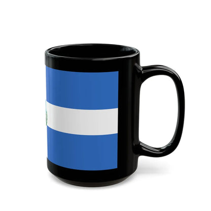 Flag of Manta Ecuador - Black Coffee Mug-Go Mug Yourself