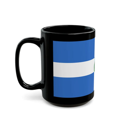 Flag of Manta Ecuador - Black Coffee Mug-Go Mug Yourself