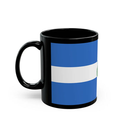 Flag of Manta Ecuador - Black Coffee Mug-Go Mug Yourself