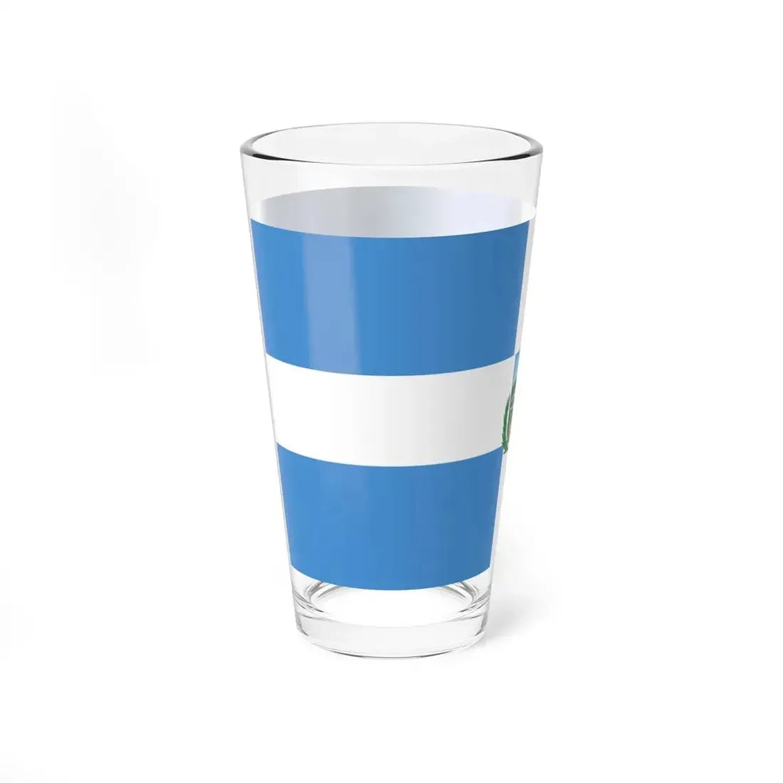 Flag of Manta Ecuador (Ecuador) Pint Glass 16oz - Go Mug Yourself