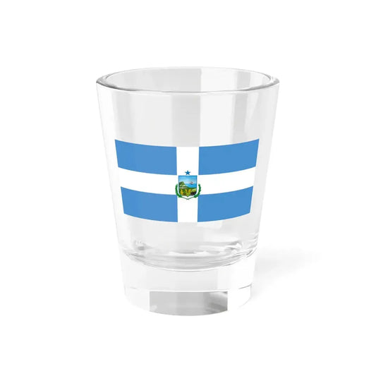 Flag of Manta Ecuador (Ecuador) Shot Glass 1.5oz 1.5oz - Go Mug Yourself