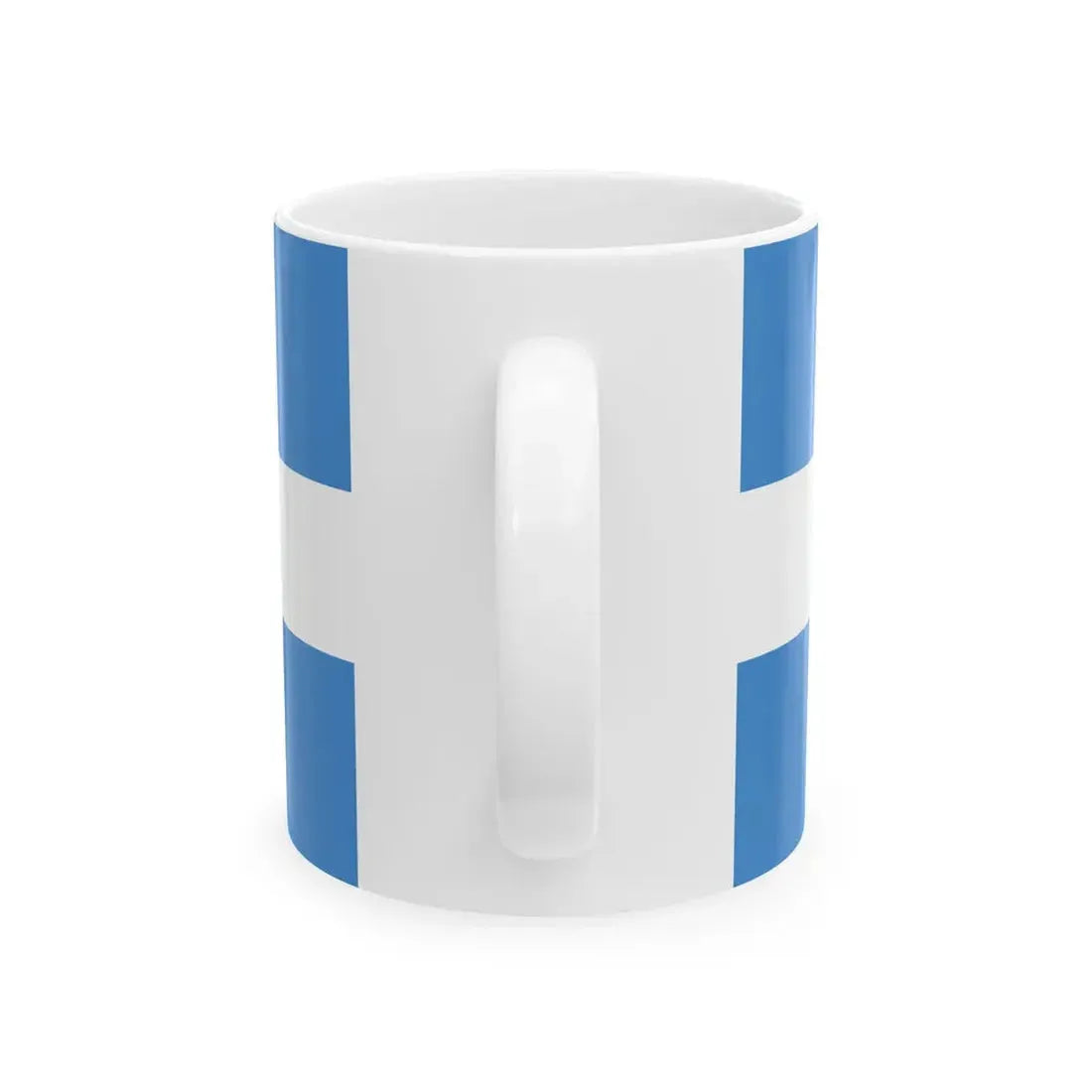 Flag of Manta Ecuador (Ecuador) White Coffee Mug - Go Mug Yourself