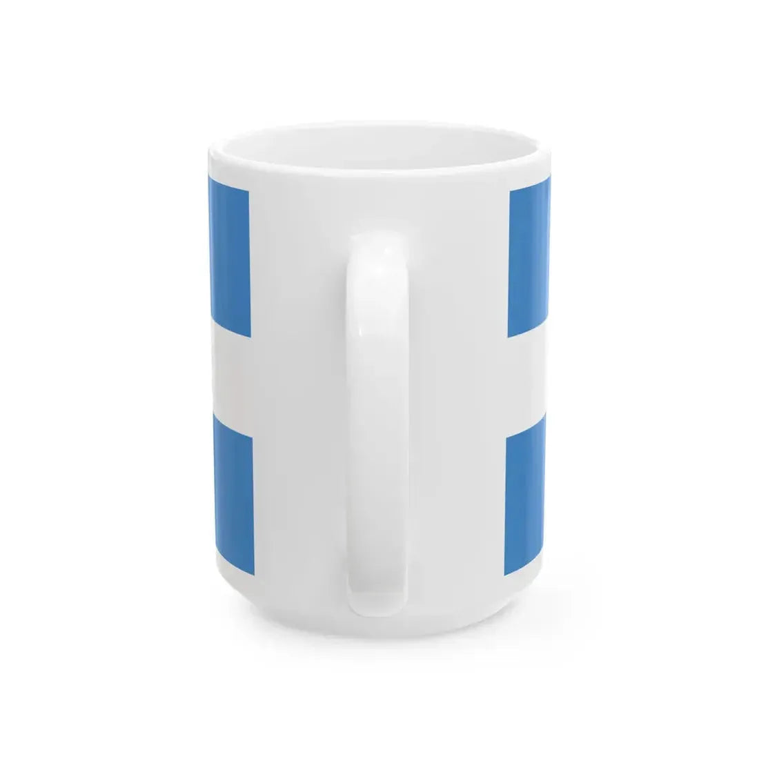 Flag of Manta Ecuador (Ecuador) White Coffee Mug - Go Mug Yourself
