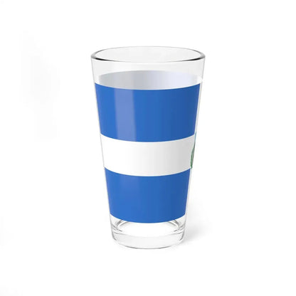Flag of Manta Ecuador - Pint Glass 16oz - Go Mug Yourself