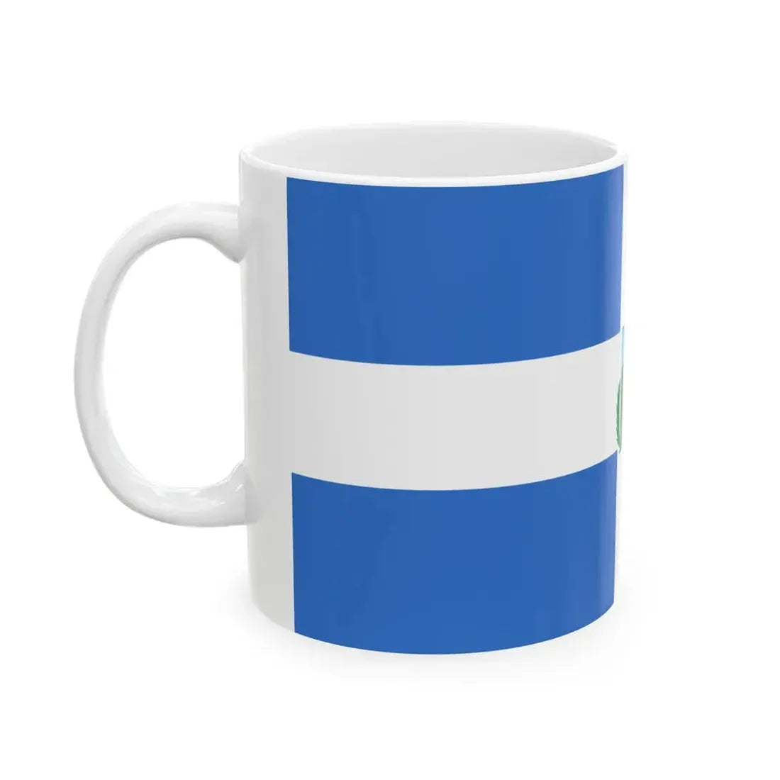 Flag of Manta Ecuador - White Coffee Mug - Go Mug Yourself