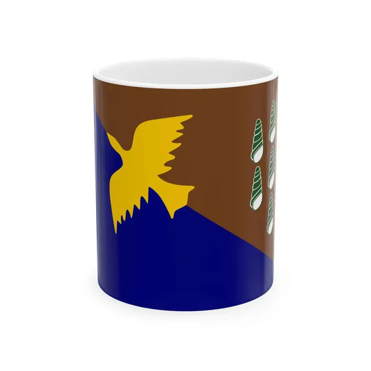Flag of Manus (Guinea) White Coffee Mug 11oz - Go Mug Yourself